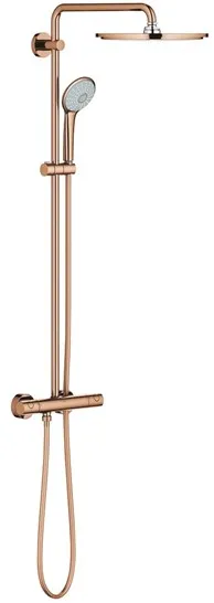 Grohe Euphoria 310 duschsystem, polerad varm solnedgång