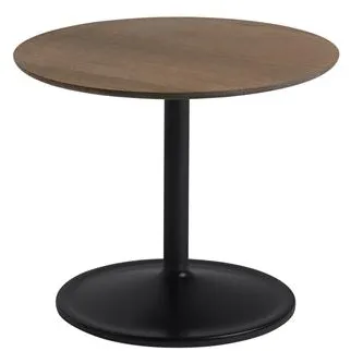Muuto Soft Soffbord Rökt Ek/Svart Ø48 H40