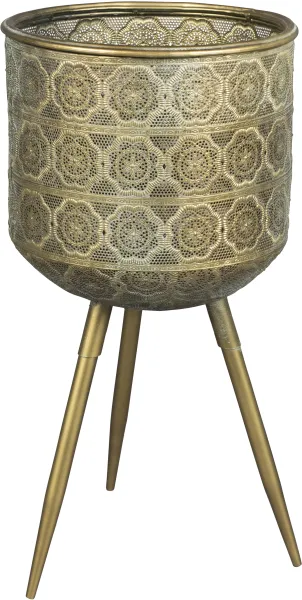 DUTCHBONE Botanisk krukväxt L - mässing järn